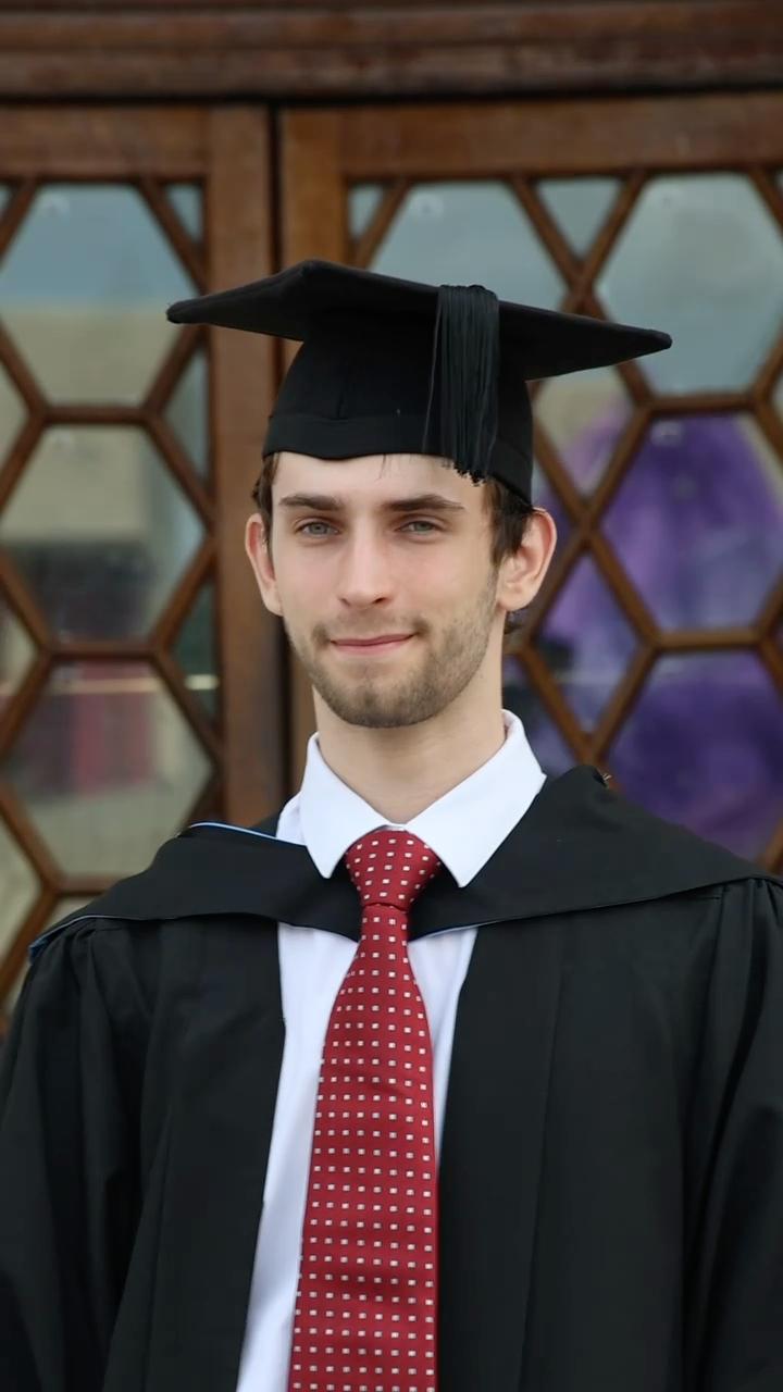 Barney Evans at Southampton graduation